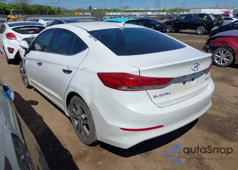 2017 Hyundai Elantra Limited from USA, damaged, VIN 5NPD84LF3HH034630